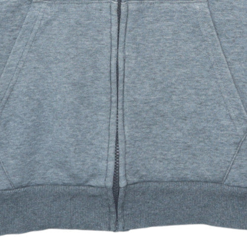 Puma Men's Grey Full Zip Hoodie Size M Classic Sportswear