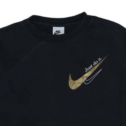 Nike Men's Black Small Pullover Crew Neck Sweatshirt