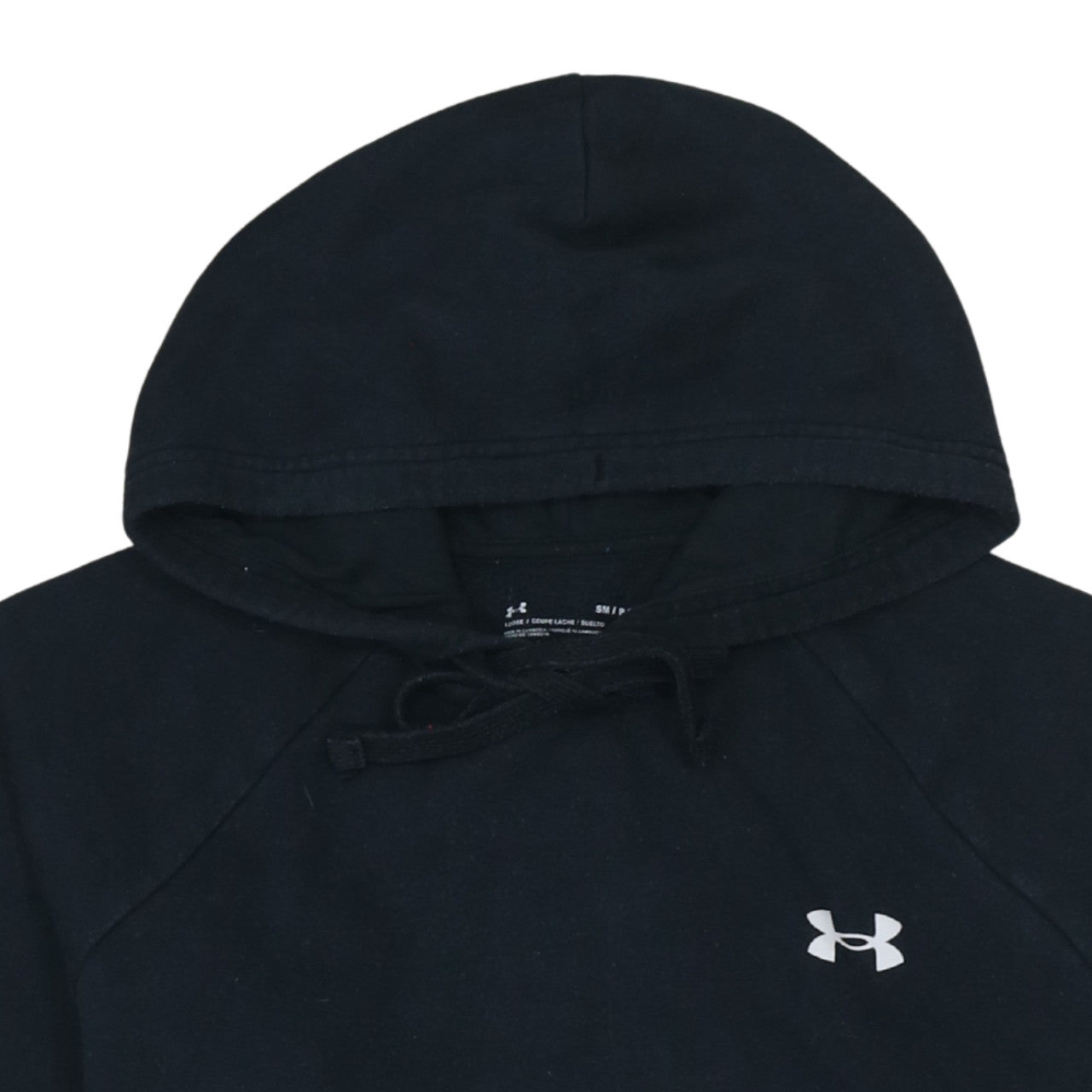 Under Armour Men's Black Small Pullover Hoodie Fleece Sweatshirt
