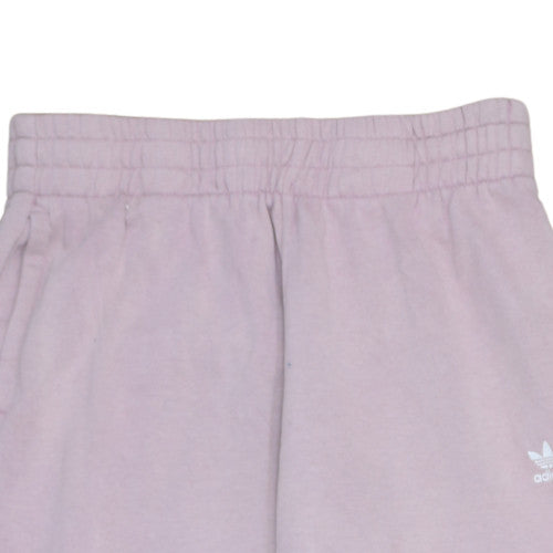 Adidas Womens Pink Sweatpants M Tapered Fleece Activewear Trousers