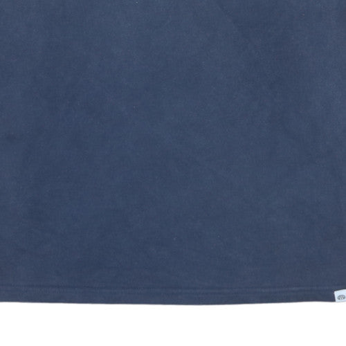 Animal Womens Navy Blue Crew Neck Sweatshirt Size 8 Cotton Blend