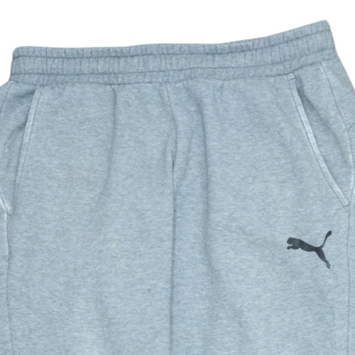 Puma Men's Grey Jogger Sweatpants L Regular Fit Activewear