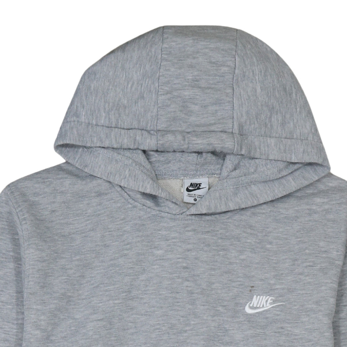 Nike Men's Grey XL Pullover Hoodie Cotton Sportswear