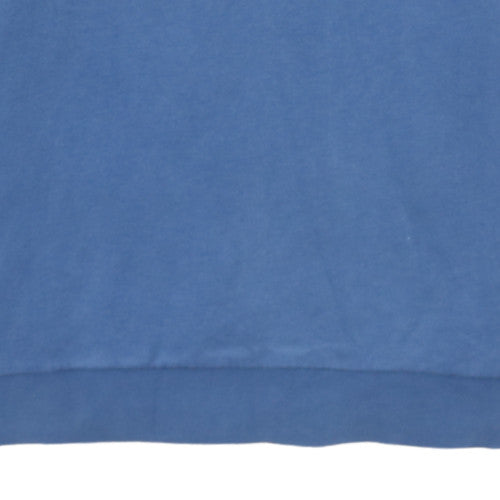 Le Coq Sportif Men's Blue Small Crew Neck Pullover Sweatshirt