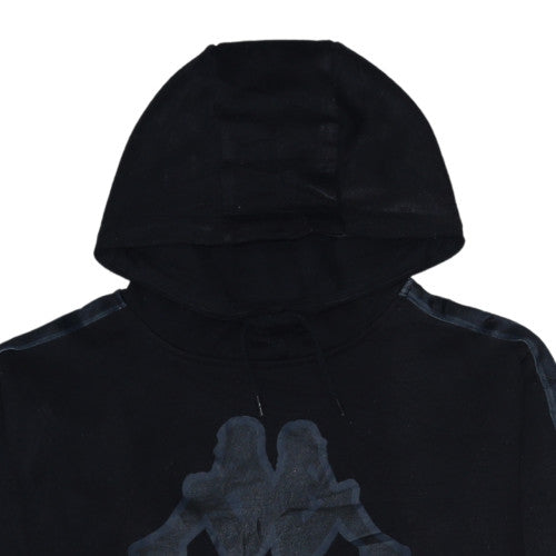 Kappa Men's Black Pullover Hoodie Medium Sportswear Fleece