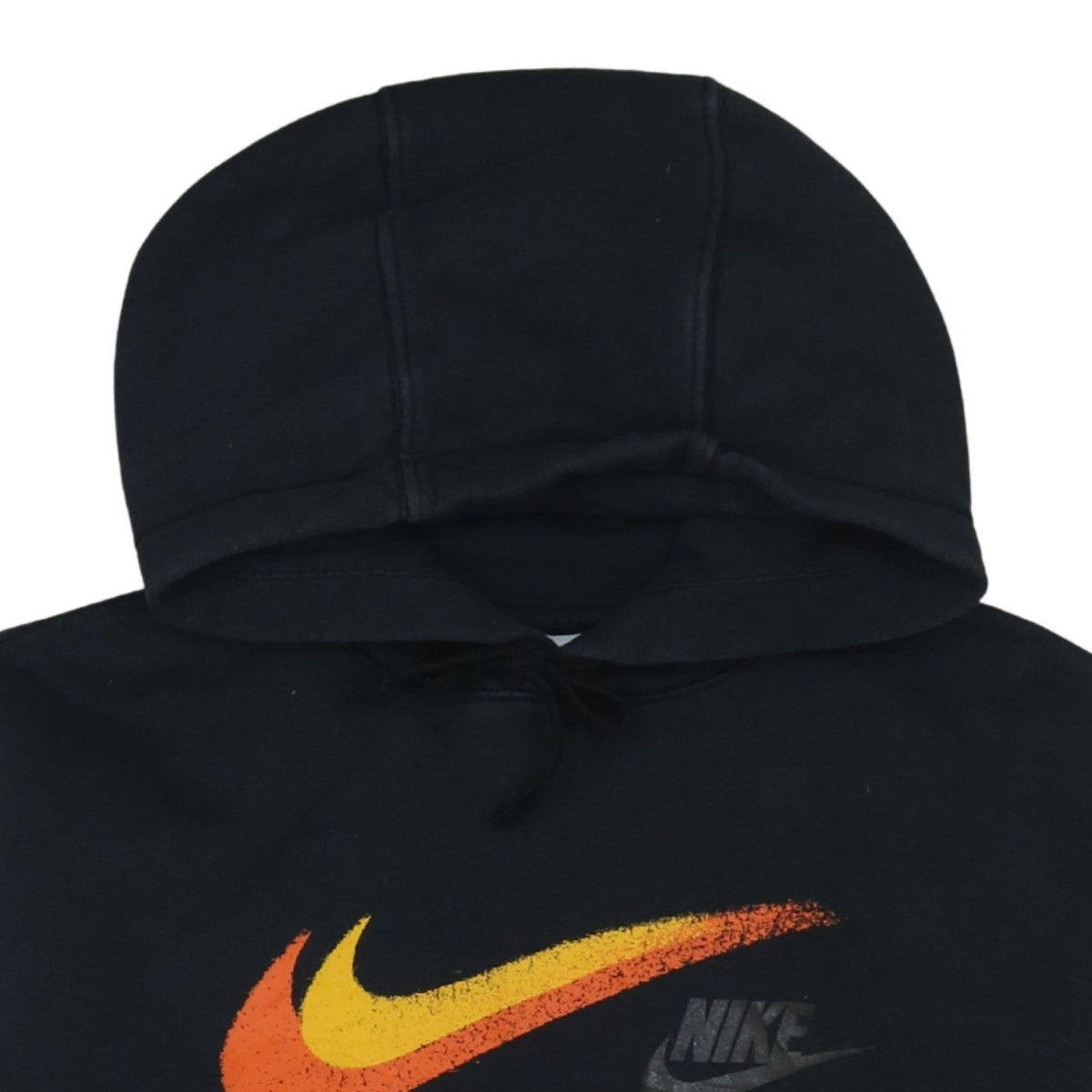 Nike Men's Black Pullover Hoodie Size S Logo Graphic Fleece