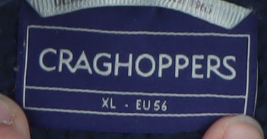 Craghoppers Men's Blue XL Fleece Half Zip Pullover Sweatshirt