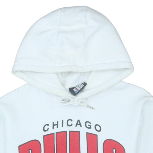 NBA Chicago Bulls Men's White Hoodie Lavine 8 Medium Pullover