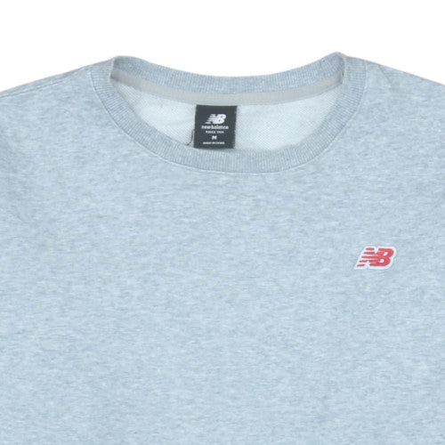 New Balance Men's Grey Crew Neck Pullover Sweatshirt M