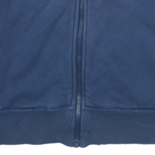 Adidas Men's Blue Full Zip Hoodie Size L Sport Essentials