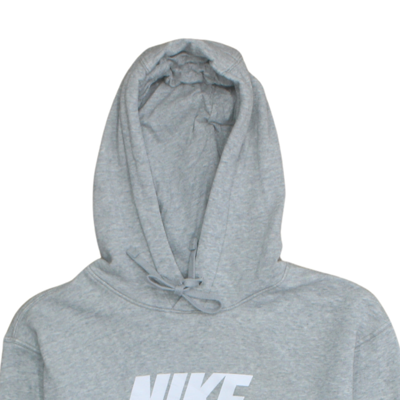 Nike Men's Grey Pullover Hoodie Medium Sport Graphic Fleece