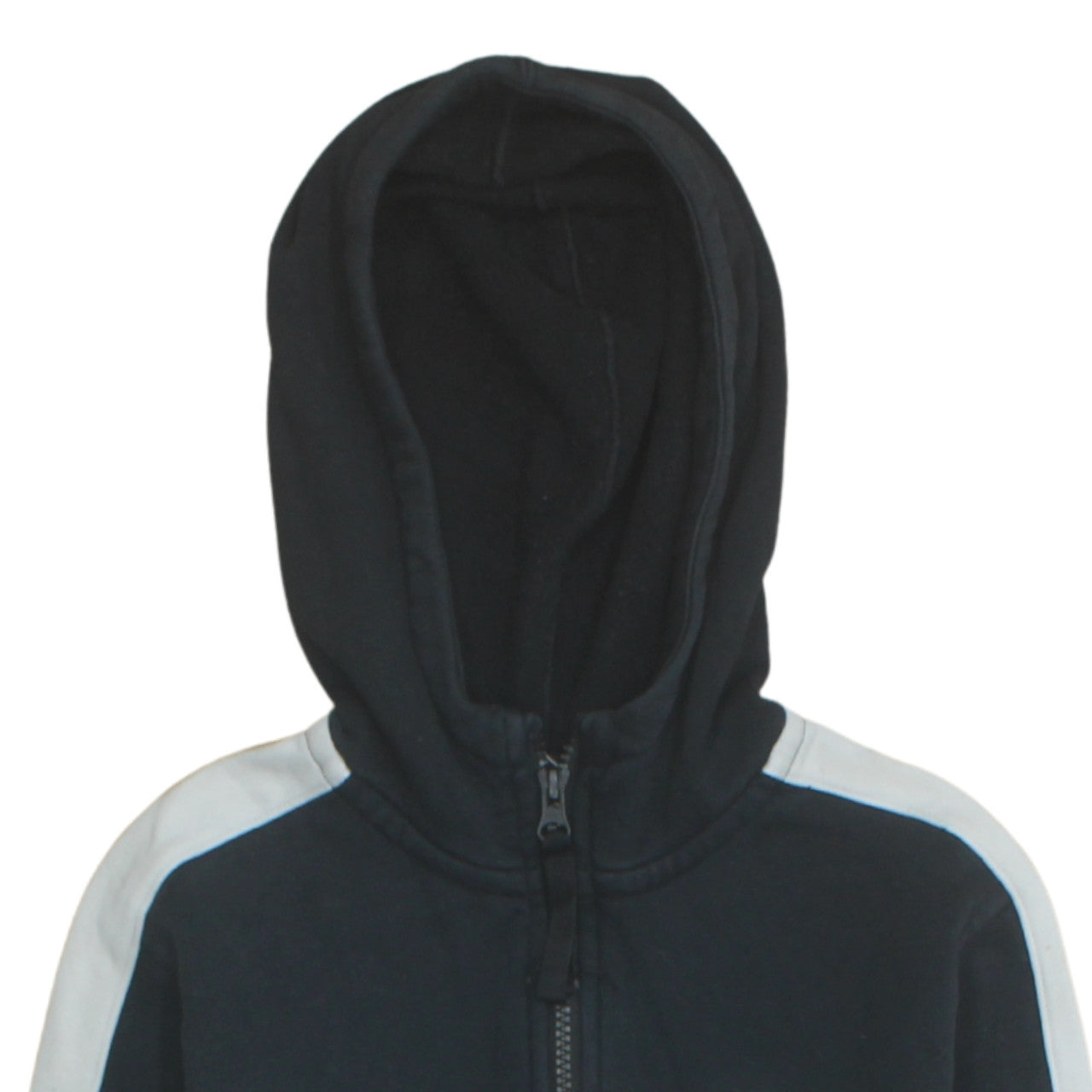 Nike Boys Black & White Half Zip Colourblock Hoodie 12-13 Years