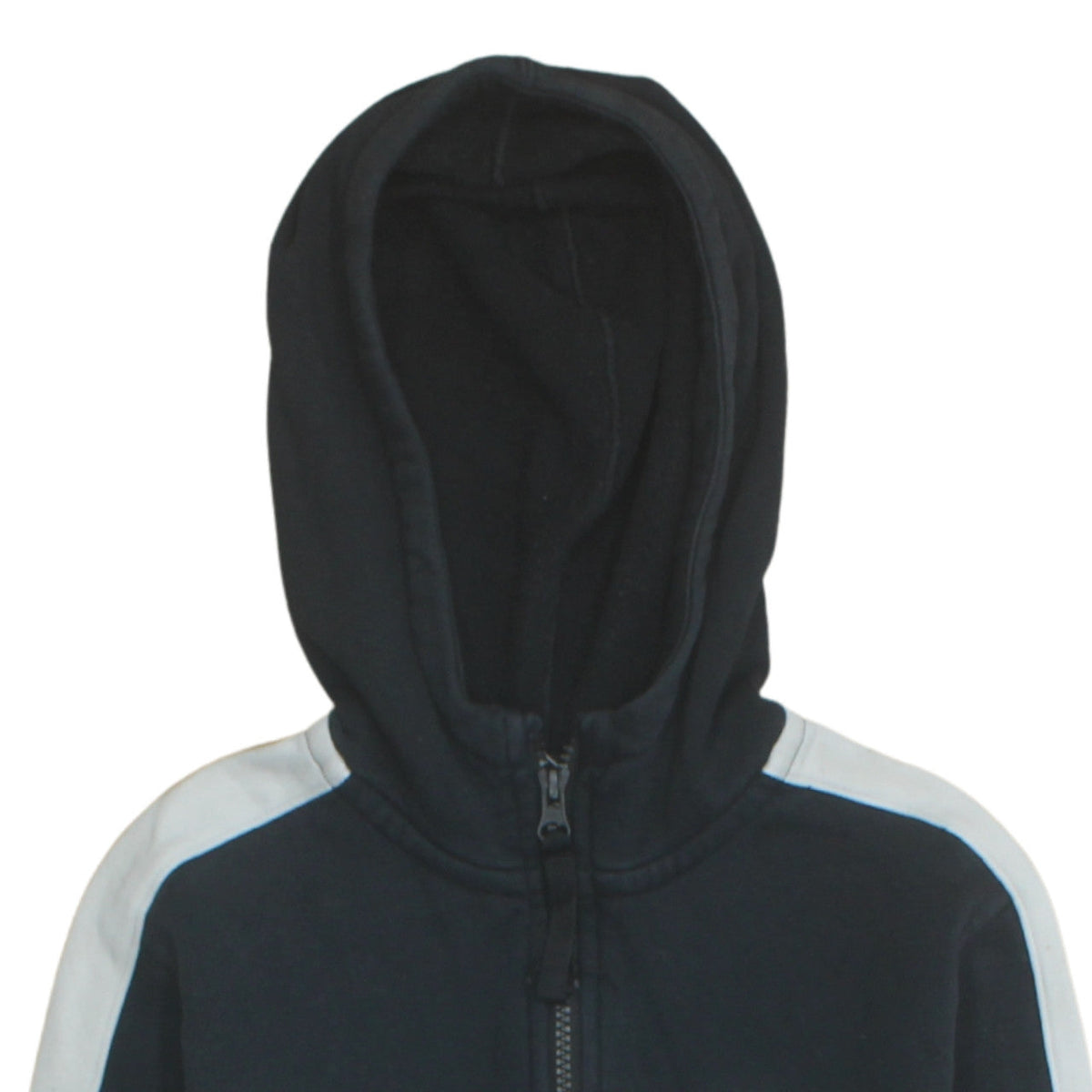 Nike Boys Black & White Half Zip Colourblock Hoodie 12-13 Years