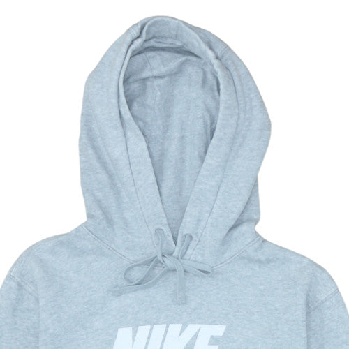 Nike Men's Grey Small Pullover Hoodie Sports Fleece Sweatshirt