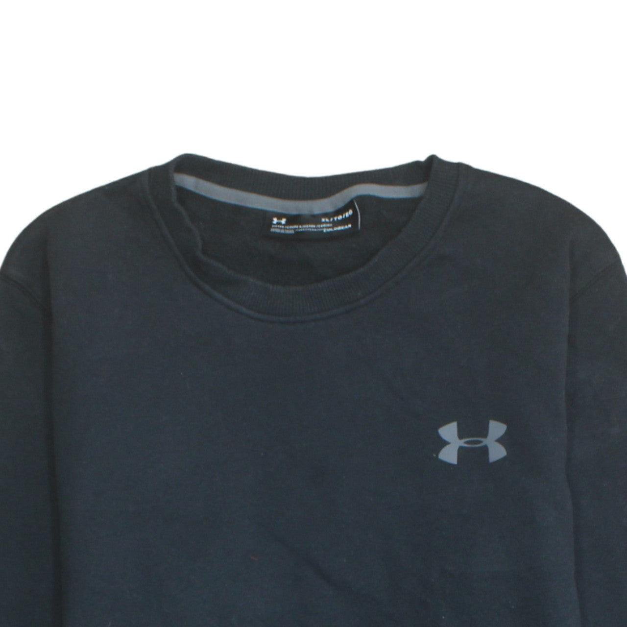 Under Armour Men's Black XL Pullover Crew Neck Fleece Sweatshirt