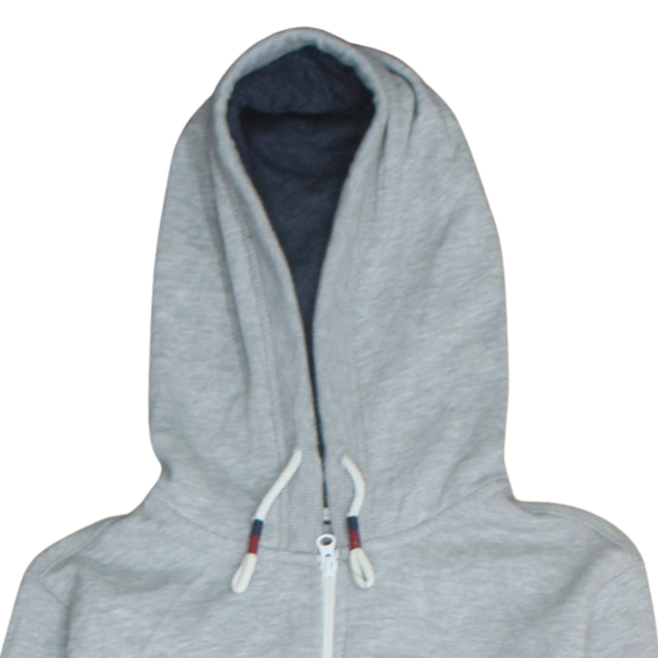 Tommy Jeans Men's Grey Full Zip Hoodie Regular Fit Size M