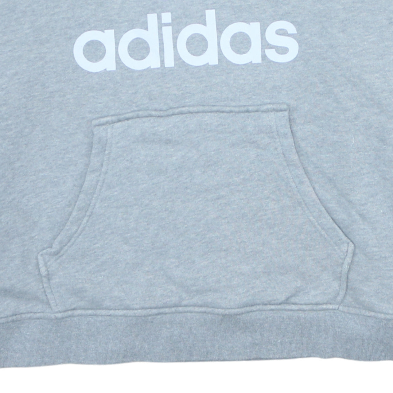Adidas Women Grey Size 12 Pullover Hoodie Sweatshirt