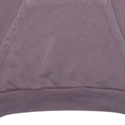 adidas Mens Purple Pullover Hoodie M Logo Fleece Sweatshirt