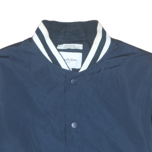 Goodfellow & Co Men's Blue Varsity Jacket M Water Resistant Casual