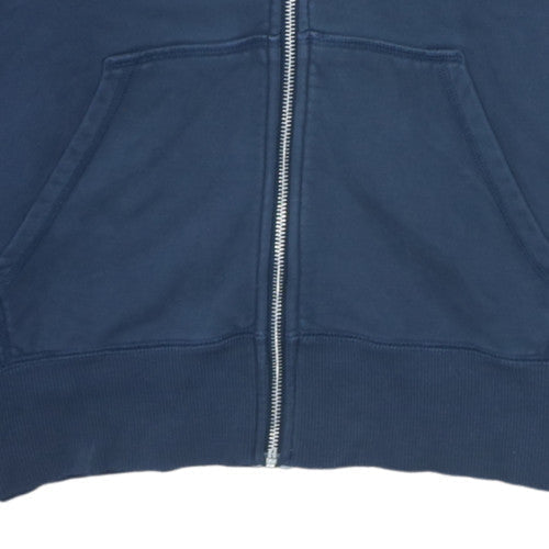 Nike Mens Blue Full Zip Hoodie Size M Hooded Sweatshirt