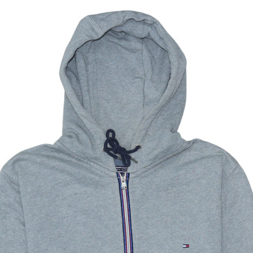 Tommy Hilfiger Men’s Grey Full Zip Hoodie L Classic Fit