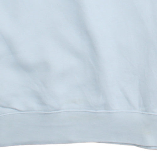 Nike Men's White Pullover Sweatshirt Small Logo Crew Neck