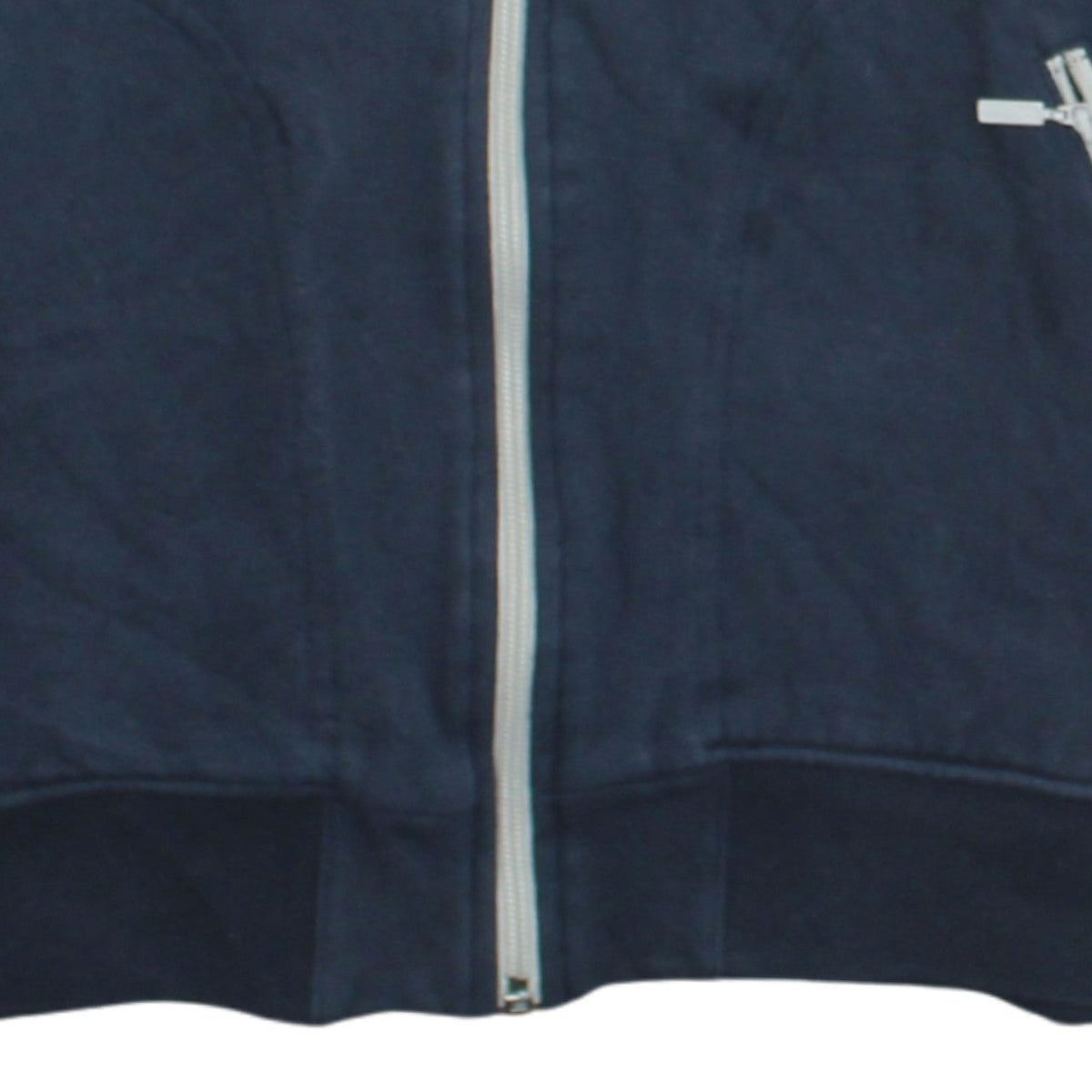 Adidas Men's Blue Full Zip Collared Sweatshirt Size S