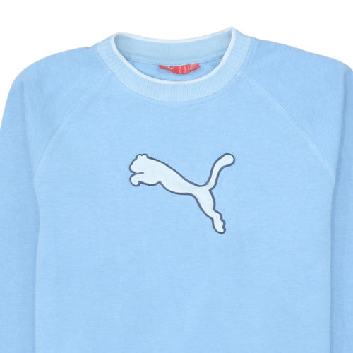 Puma Boys Blue Crew Neck Sweatshirt XL (14-15 Years) Cotton Blend