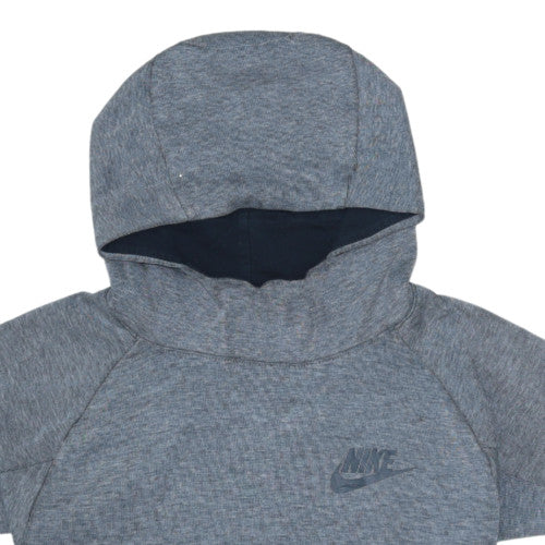 Nike Boys Grey Pullover Short Sleeve Hoodie 12-13 Years Regular Fit