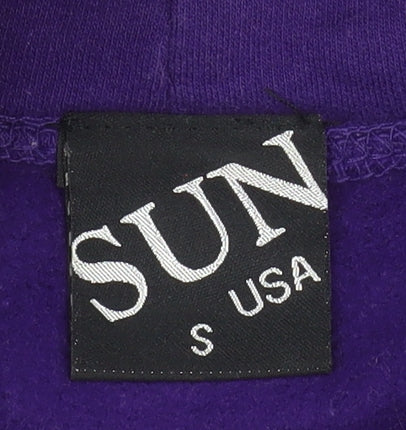 SUN USA Men's Purple I Love NY Pullover Hoodie Size S