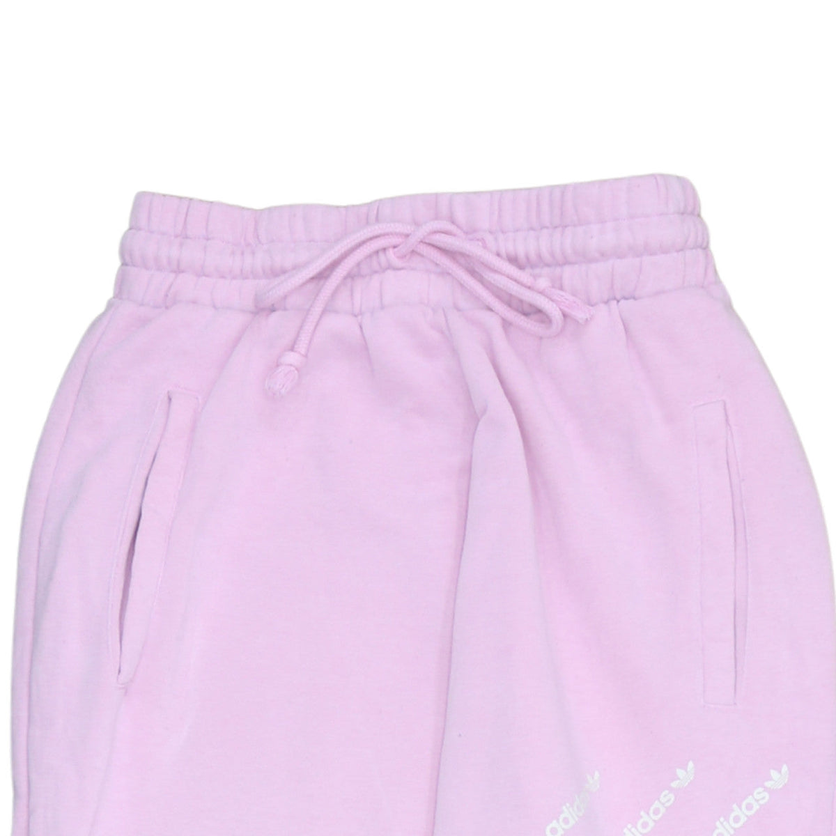 Adidas Women Pink Size 8 Jogger Sweatpants Elastic Waist Cotton Blend
