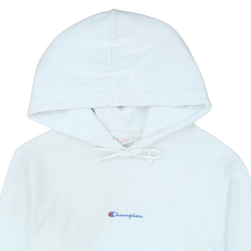 Champion Men's White Small Pullover Hoodie Sweatshirt