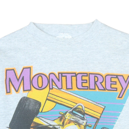Tultex Women's Grey Monterey 1993 Graphic Pullover Sweatshirt Medium