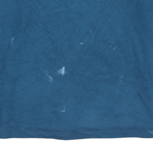 The North Face Men's Blue Fleece 1/4 Zip Pullover Sweatshirt M