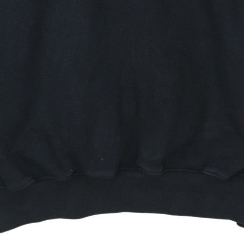 Puma Men's Black Pullover Sweatshirt M Crew Neck Fleece Sportswear