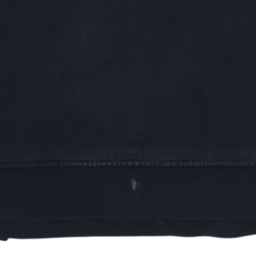 Barbour International Women's Black Cotton Crew Neck Sweatshirt UK 10