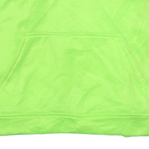 Under Armour Mens Lime Green Pullover Hoodie YLG Loose Fit Fleece