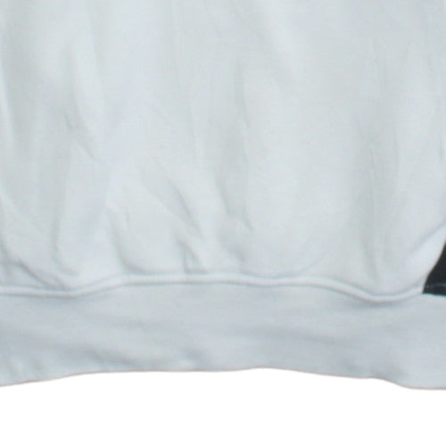 Kappa x Zara Boys White Hoodie 13-14 Years Pullover Cotton Blend