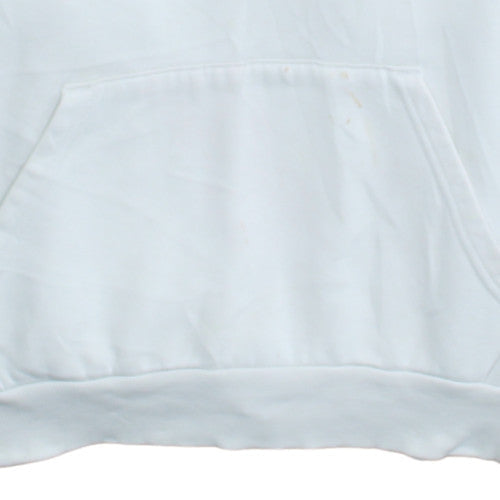 Puma Men's White Pullover Hoodie L Sports Fleece Sweatshirt