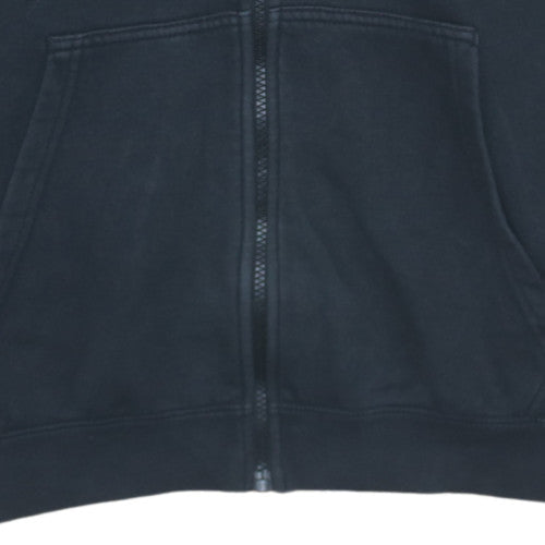 Nike Men's Black Full Zip Hoodie L Regular Fleece Sweatshirt