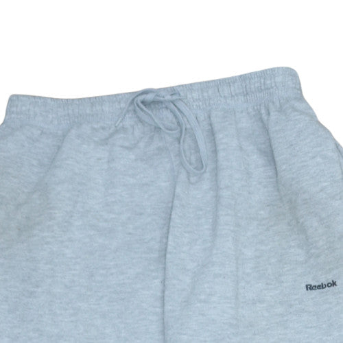 Reebok Mens Grey Sweatpants M Regular Fit Fleece Activewear Trousers