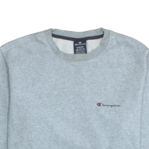 Champion Mens Grey Medium Crew Neck Pullover Sweatshirt