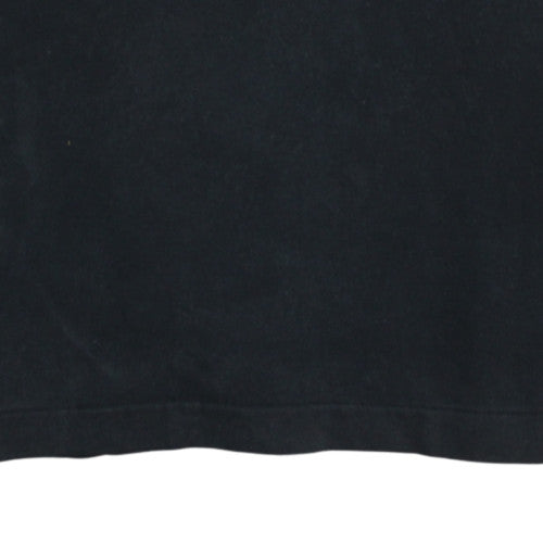 Nike Men's Black Small Crew Neck Pullover Sweatshirt Cotton Blend