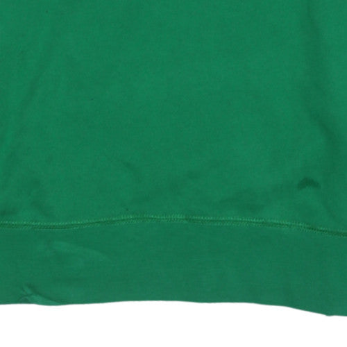Ralph Lauren Womens Green XL Crew Neck Cotton Long Sleeve Top