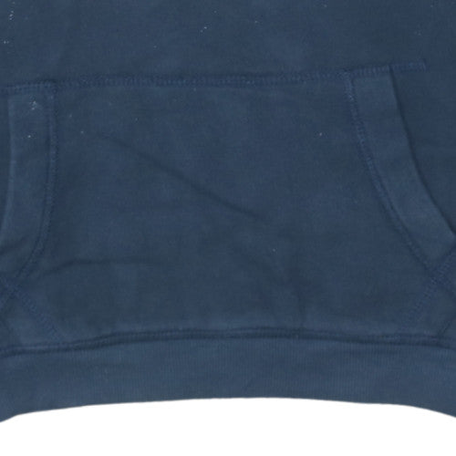 Levi's Boys Blue Pullover Hoodie 4 Years Fleece Graphic Logo Sweatshirt