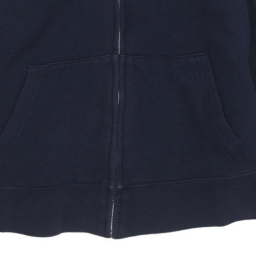 Ralph Lauren Sport Men's Navy Full Zip Hoodie Size M Fleece Cotton Blend