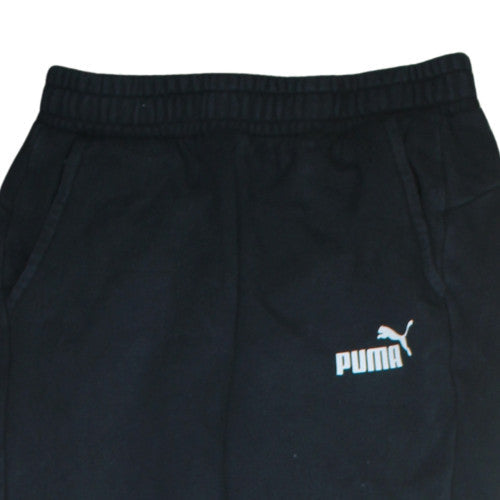Puma Men's Black Jogger Sweatpants Size S Fleece Regular Fit