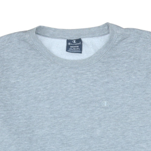 Champion Men's Grey Medium Crew Neck Fleece Sweatshirt