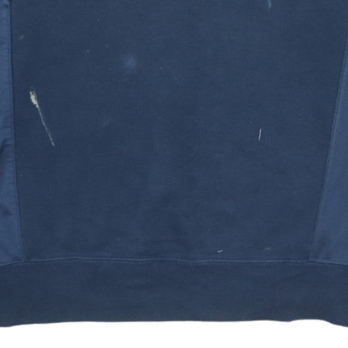 Nike Men's Blue Logo Crew Neck Pullover Sweatshirt Size L
