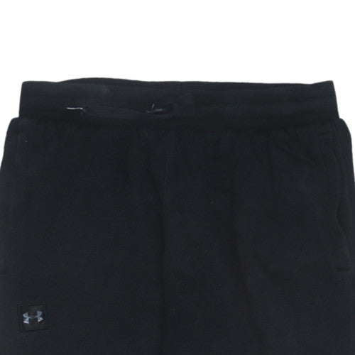 Under Armour Men's Black Fleece Jogger Trousers Size M